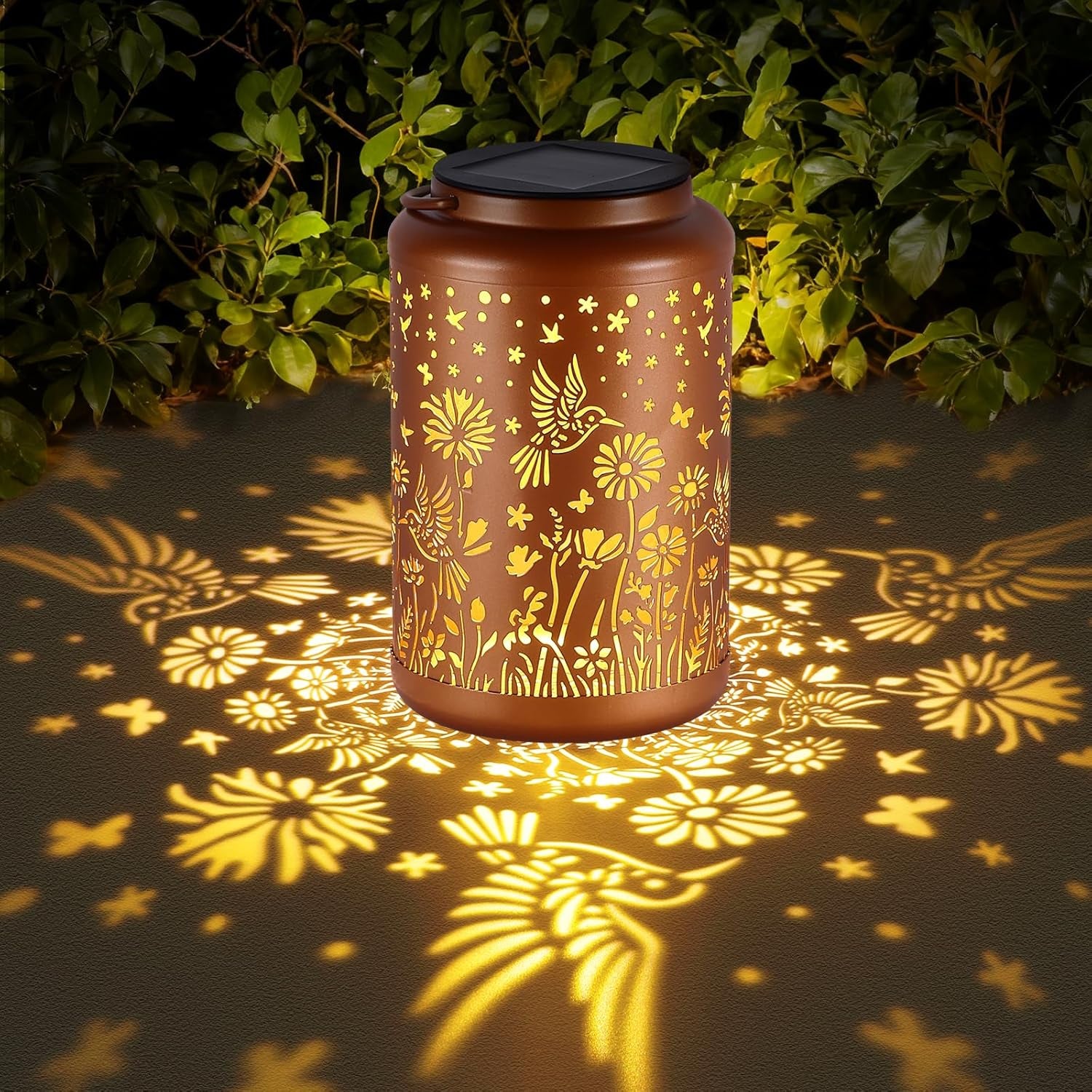 Mothers Day Gifts for Mom Solar Lanterns Outdoor Waterproof Hummingbird Solar Lights Outdoor Waterproof for Garden, Birthday Gifts for Women Mom Grandma, Garden Lights for Backyard Patio Decor