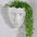 Ceramic Female Form Face Vase - Modern Sculpture Planter Pot, Human Face Shaped Vase, Wall Hanging Plant Pot with Drainage for Home Decor Centerpieces, Office or Outdoor Hanging Decor