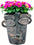 Picasso-Inspired Abstract Face Flower Pot | Unique Head Planter with Drainage Hole | Vibrant Colors & Quirky Art Decor (Tears)