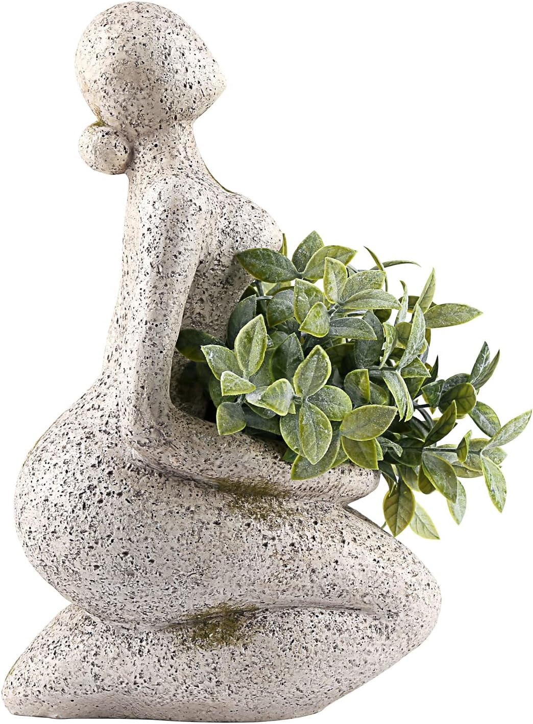 Large Planters for Outdoor Indoor Plants Head Face Planter Pot Unique Succulent Planters Flower Vase with Drainage Hole New Life