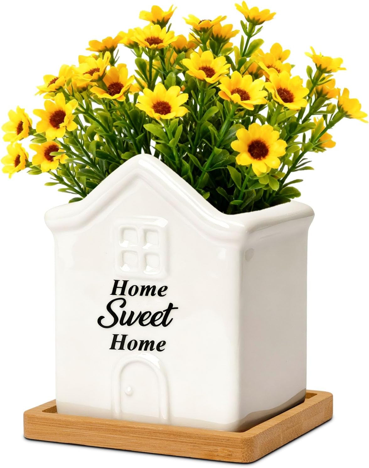 Cat Planter 3.8 Inch, 3 Pcs Cute Cat Small Plant Pots for Indoor Plants, Mini Cat Succulent Pots for Plants, Ceramic Succulent Planters with Drainage, Tiny Flower Pots